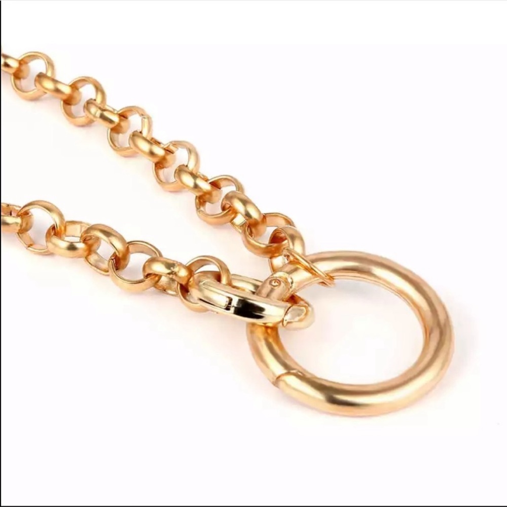 NEW INGEMARK 18K GOLD CHOKER NECKLACE - Picture 3 of 5